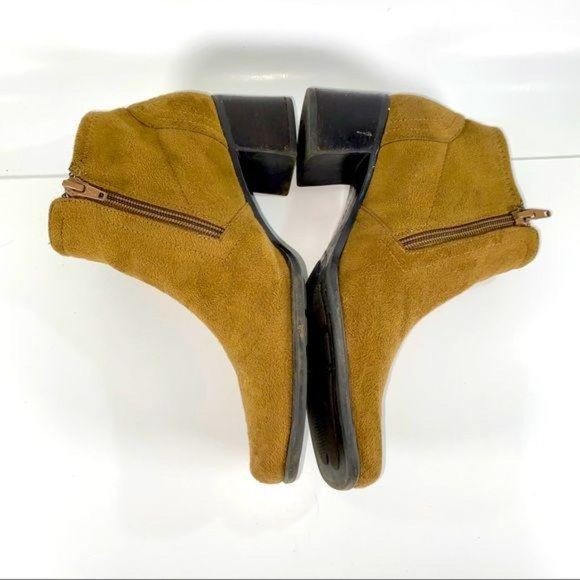 Liz Claiborne Flex Zone Suede Ankle Boots Picco 7M - Picture 4 of 10